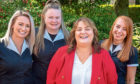 At Your Service staff Jenna Patterson , Danielle Murray, Kelly Fairweather and Claire Percy