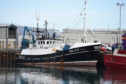The Fishing boat Acorn INS 237 in Peterhead Harbour
Picture by Paul Glendell.
