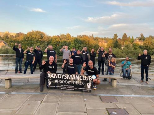 Andy's Man Club in Perth celebrated its third year.