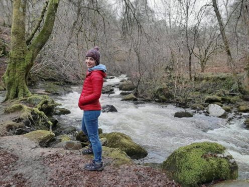 Dr Alexia Barrable advocated getting out and embracing the Scottish weather.