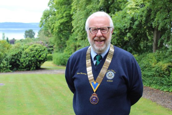 Clive Murray, current Dundee Rotary Club president.