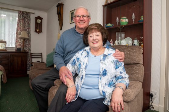 Courier readers helped track down good samaritans Jim and Sylvia Gordon.