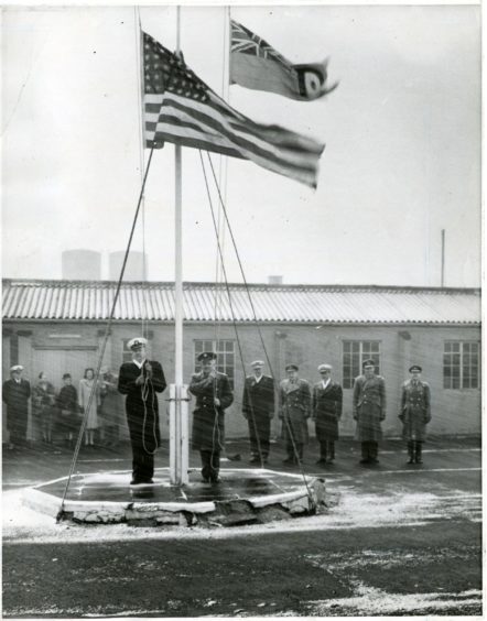 Edzell base opening in 1960.