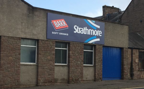 The Strathmore Water factory at West High Street, Forfar.