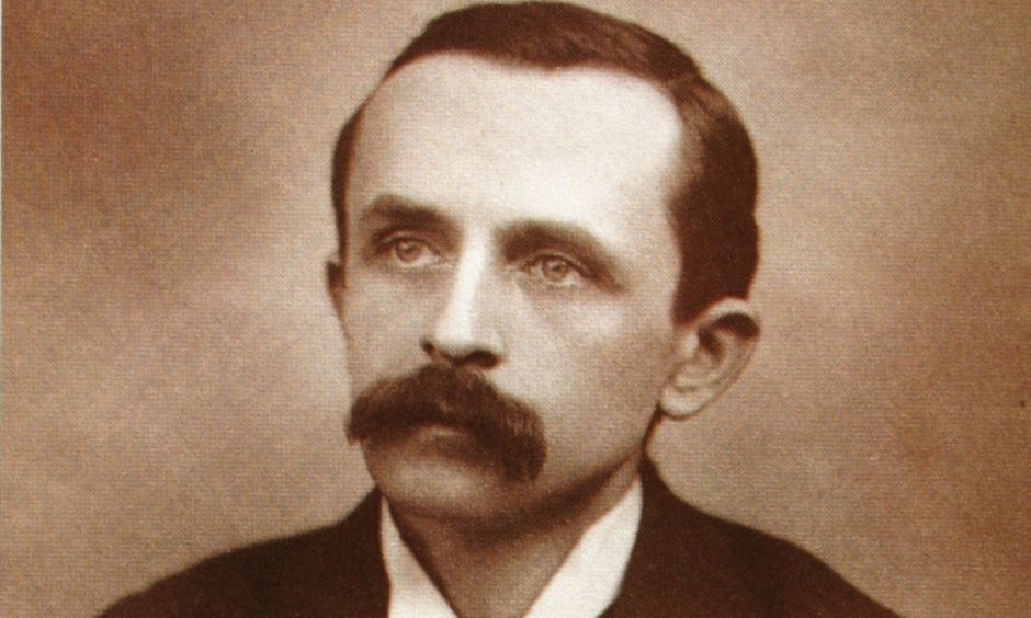 Peter Pan author JM Barrie.