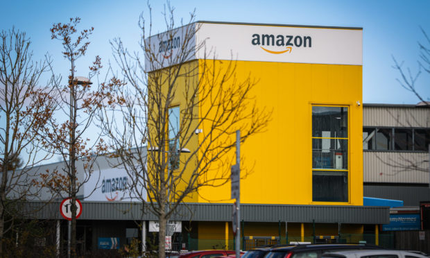 Amazon's Dunfermline fulfilment centre.