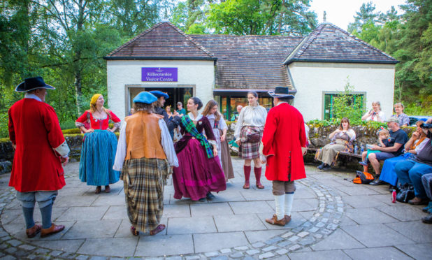 A ceremony to mark the 330th anniversary of the battle of Killiecrankie, held at the visitor centre in 2019