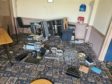Some of the damage at the bowling club after break-in.