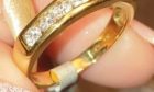 Police have recovered the gold diamond ring which is valued at £4,000.