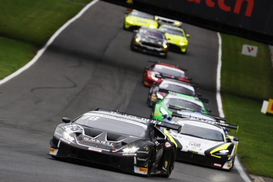 The Black Bull Lamborghini led the field at Brands Hatch.