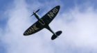 The special Thank-U-NHS Spitfire aircraft.