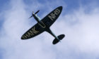 The special Thank-U-NHS Spitfire aircraft.