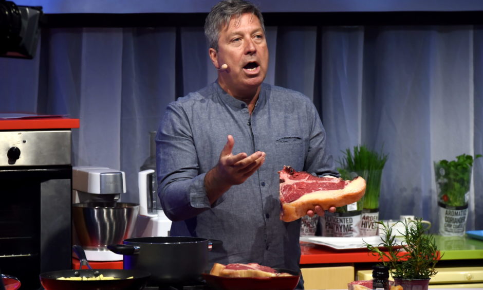 Celebrity chef John Torode pictured at the Taste of Grampian festival in 2019.