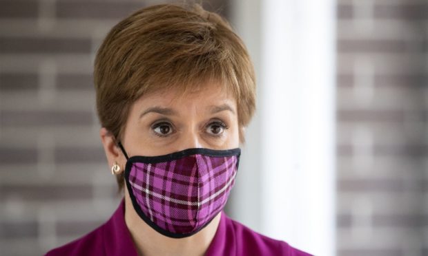 Nicola Sturgeon said face coverings will be made mandatory in the workplace.