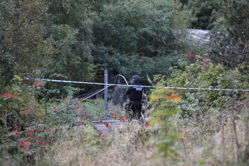 Human remains were found at the Whitehill Industrial Estate shortly after 5pm on Sunday, September 27 2020.