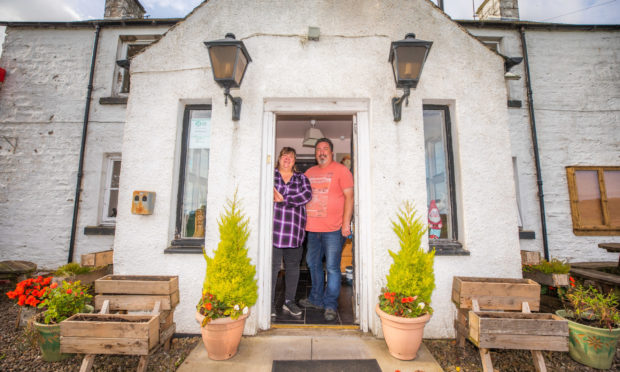 Frank Mckie and Eileen Keay have had to close the Chapelhill Inn in Logiealmond.