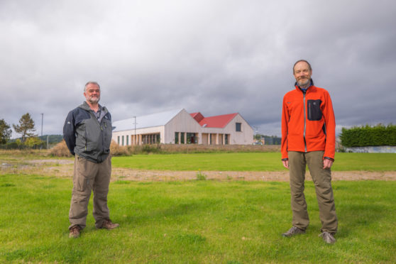 Richard Tough (Trustee) and Will Whitfield (Volunteer)