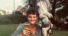 Louis enjoys a well earned pint of beer during his epic 1,147-mile journey.