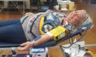 Tracey Cunningham has donated her 65th unit of blood to the Scottish National Blood Transfusion Service. Picture shows; Tracey Cunningham. Dunfermline. Courtesy NHS 24 Date; Unknown