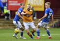 David Wotherspoon and Ali McCann allow Allan Campbell to break forward and score the winning goal.