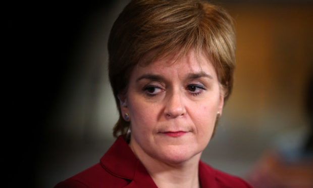 First Minister Nicola Sturgeon.