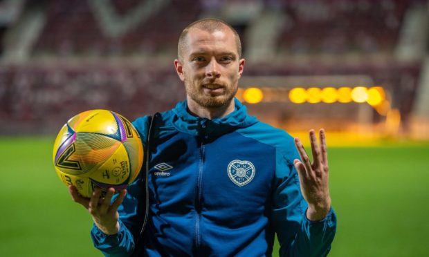 Craig Wighton after scoring hat-trick for Hearts against Raith Rovers in Betfred Cup.