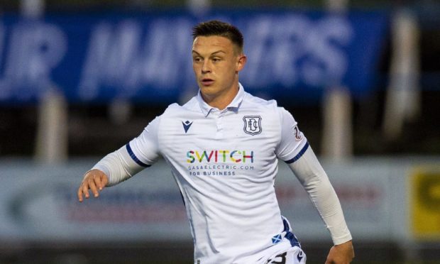 Jordan Marshall in action for Dundee against Queen of the South last month.