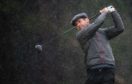 Robert Rock battled through the rain to lead after three rounds at The Renaissance Club.