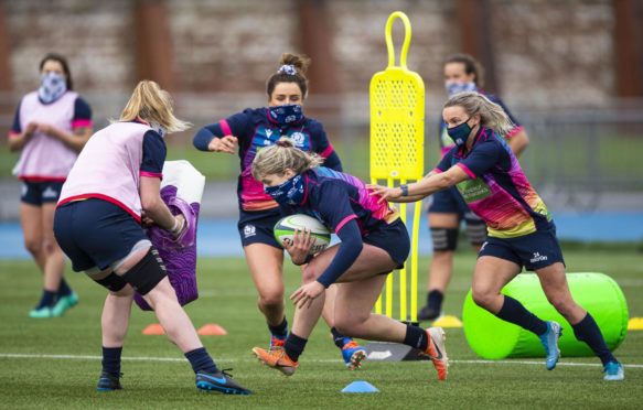 Scotland Women in training in Glasgow last week.