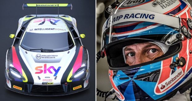 Jenson Button is to make a one-off appearance in the Silverstone 500 finale of the 2020 British GT Championship.  Pic: British GT.
