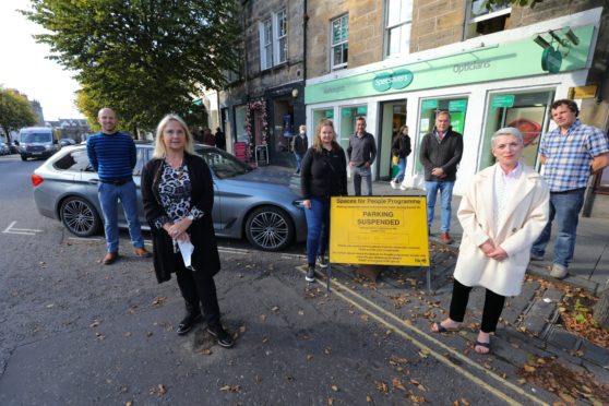 Business owners unhappy with St Andrews parking measures.