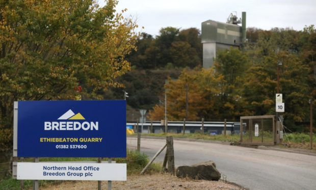 Ethiebeaton Quarry near Monifieth.