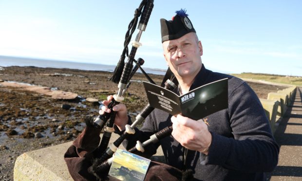 Caledonian Cowboy Johnny Gauld launched his latest books in Arboath.