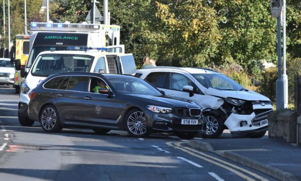 Accident on Glasgow Road in Perth