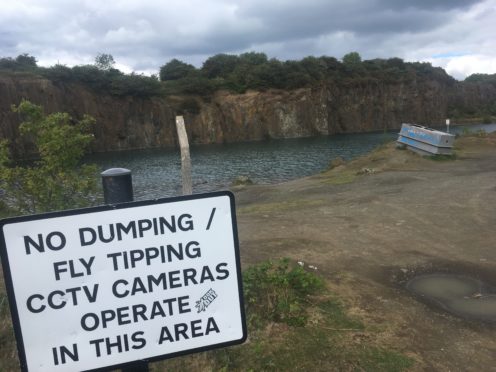 Prestonhill Quarry in Inverkeithing.