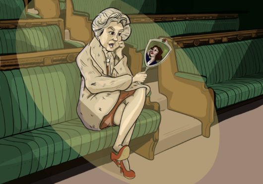 Cartoon created to go along with new play about Jennie Lee.