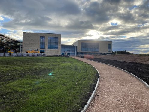 Construction of the new Madras College recommenced in June.