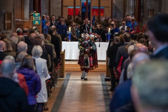 Remembrance Services have taken place at St John's Kirk, Perth in previous years. Picture: Kenny Smith.