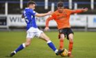 Dundee United youngster Declan Glass in action against Queen of the South last season.