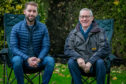 Kidney Recipient George Portwood (27) who received a kidney from his father (right) Graham Portwood