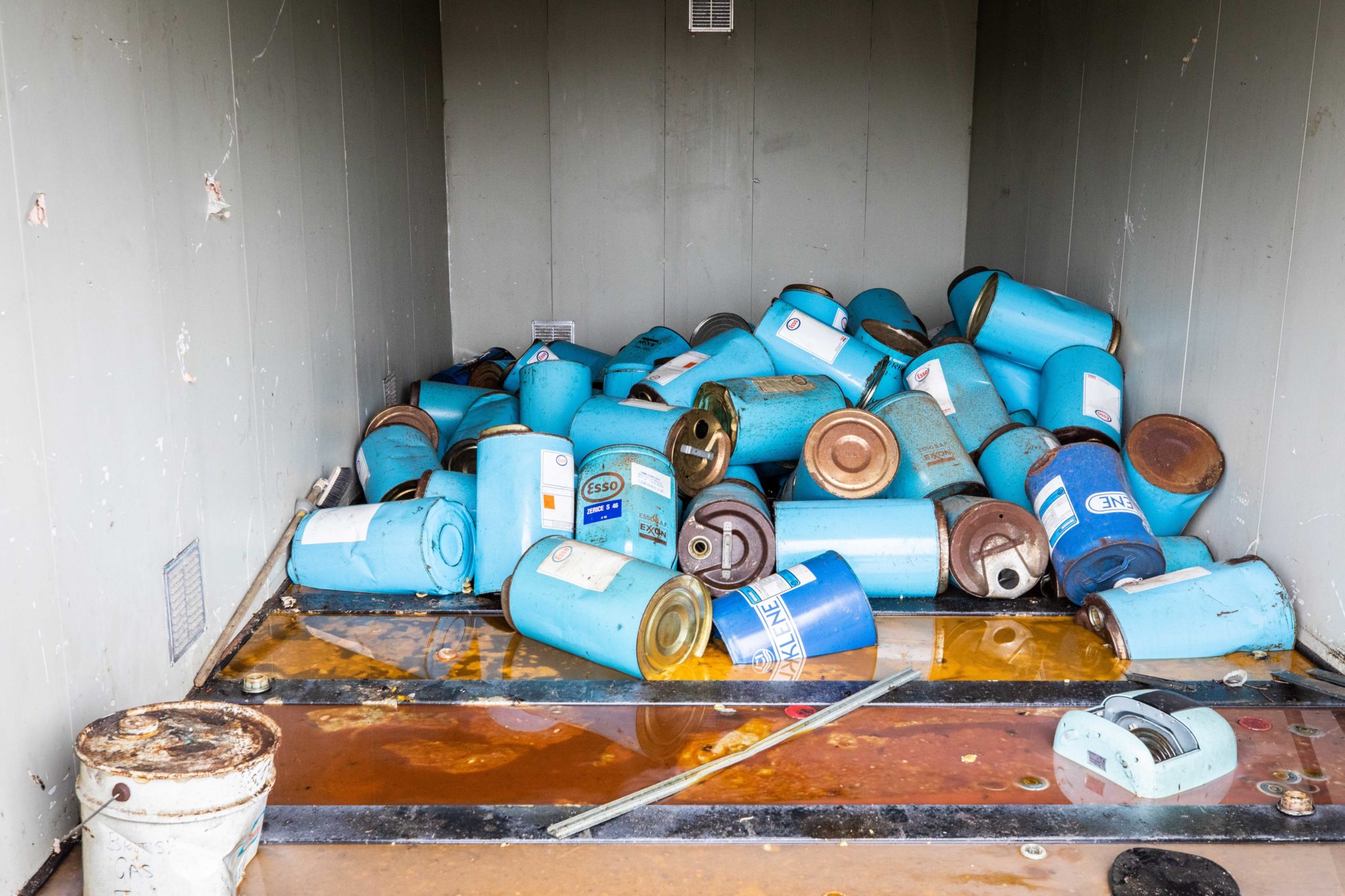 Probe as scores of hazardous chemical containers dumped at former Fife gas plant