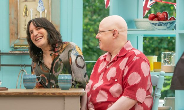 Presenters Noel Fielding and Matt Lucas.