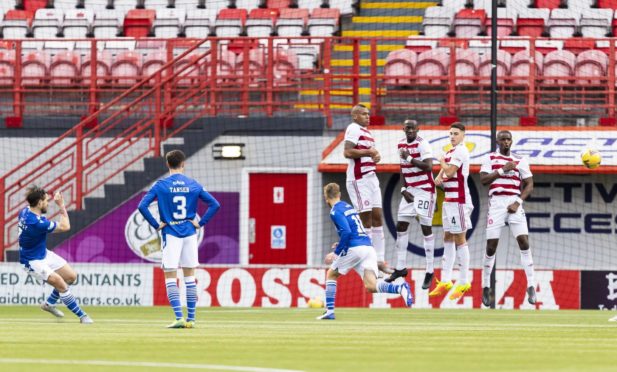 Craig Conway scores the last time the teams met.