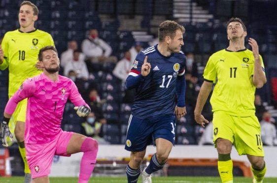 Ryan Fraser after scoring his winning goal.