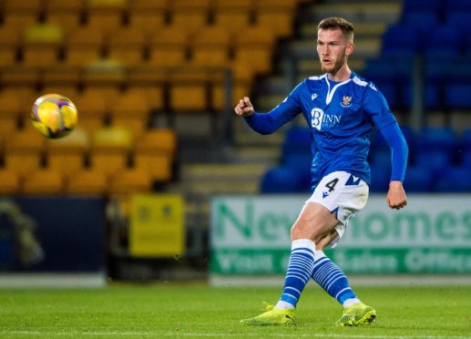 Jamie McCart starts a St Johnstone attack.