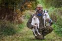 Craig Brown reunited with his two terriers days after they were stolen from his farm near Blairgowrie.