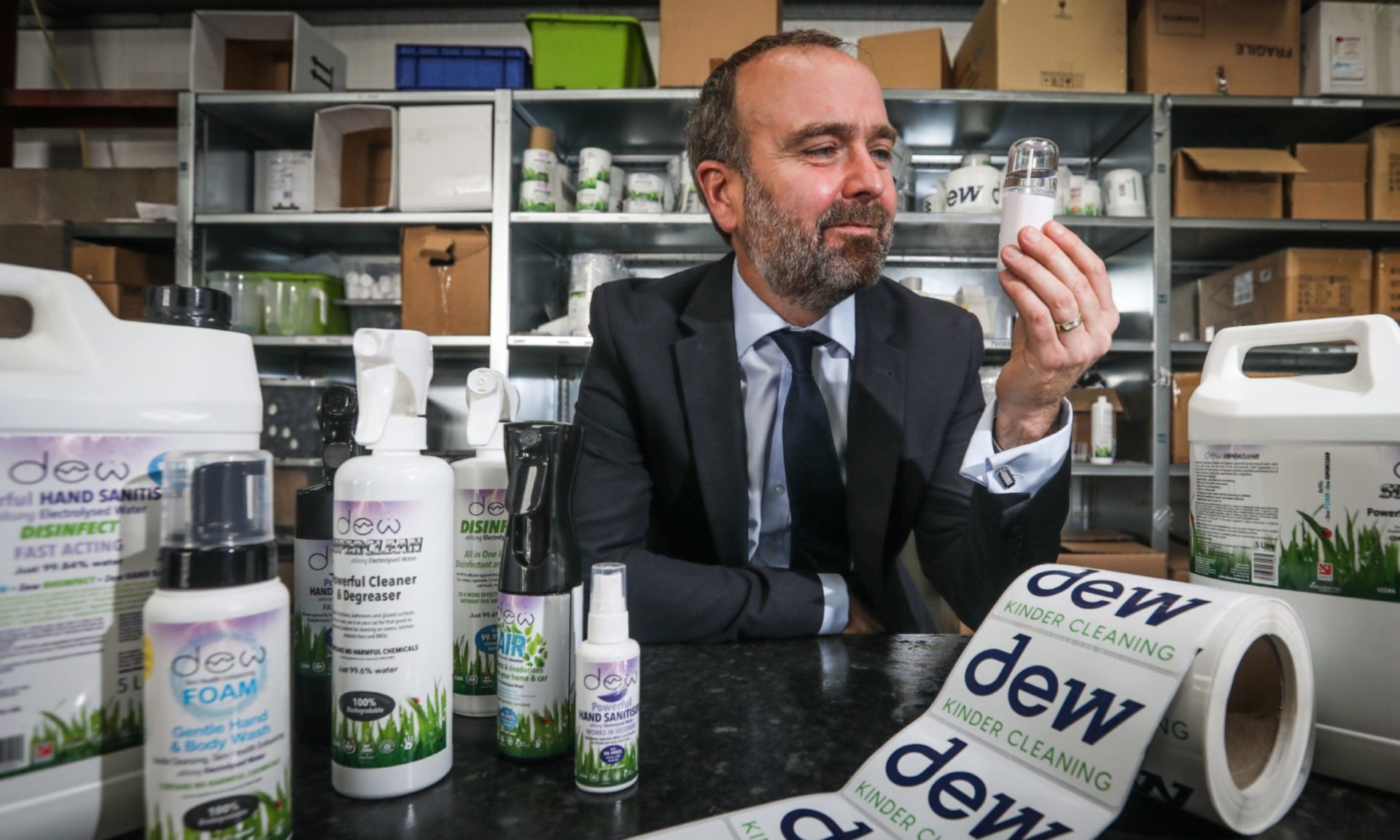 From filling by hand to £1m sales for Dundee cleaning product firm