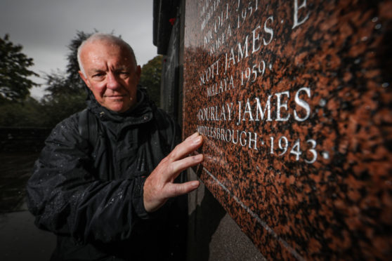 Local historian Steve Nicoll has secured the addition of James Gourlay's name to the town war memorial.