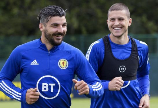 Callum Paterson and Lyndon Dykes.