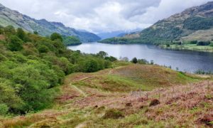 Landscape between Loch Lomond and Bridge of Orchy on the West Highland Way.